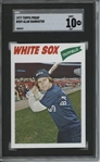1977 Topps #559 Alan Bannister 9 card progressive proof.